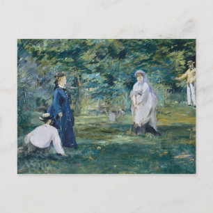 Carte Postale Edouard Manet - Un jeu de Croquet