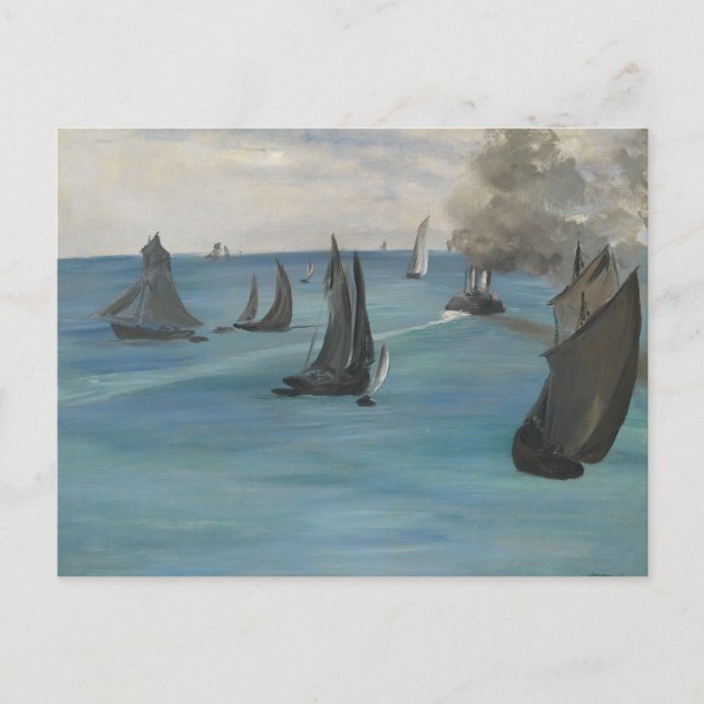 Carte Postale Edouard Manet - Vue Mer, Temps Calme (Devant)