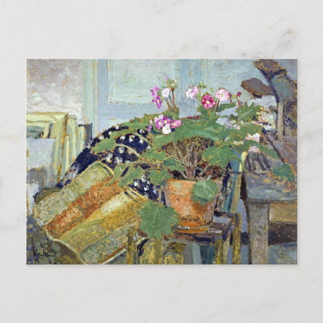 Carte Postale Edouard Vuillard Le Pot de fleurs (Pot de fleurs) (Devant)