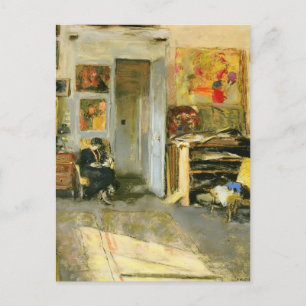 Carte Postale Edouard Vuillard : Madame Losse Hessel dans Studio