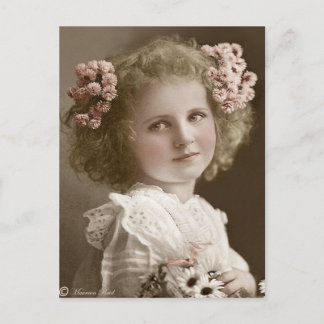 Carte postale édouardienne victorienne Sepia teint