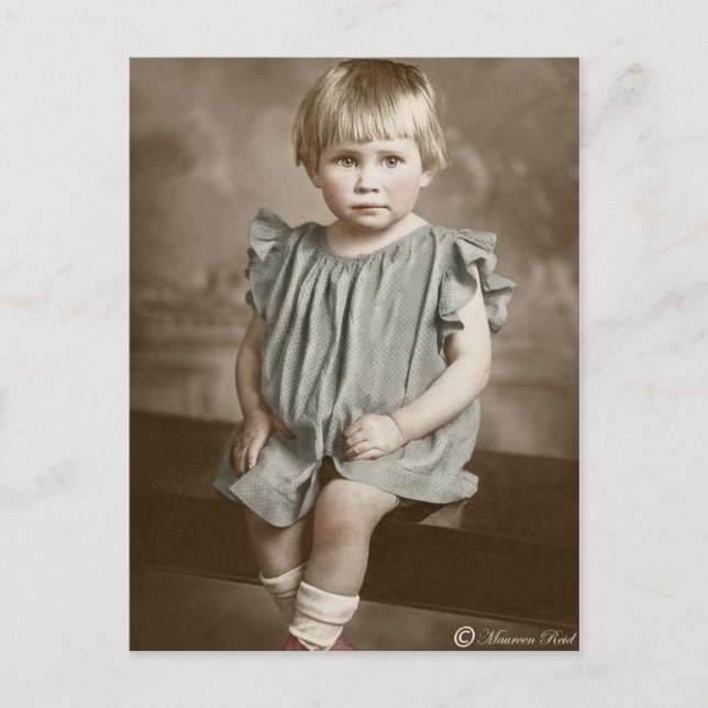 Carte postale édouardienne victorienne Sepia teint (Devant)