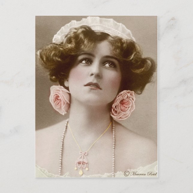 Carte postale édouardienne victorienne Sepia teint (Devant)