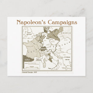 Carte Postale Éducation, Histoire, Napoléon, Europe centrale 181