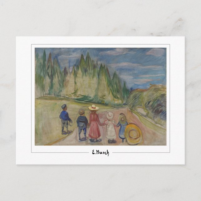 Carte Postale Edvard Munch #11 - Beaux-arts (Devant)