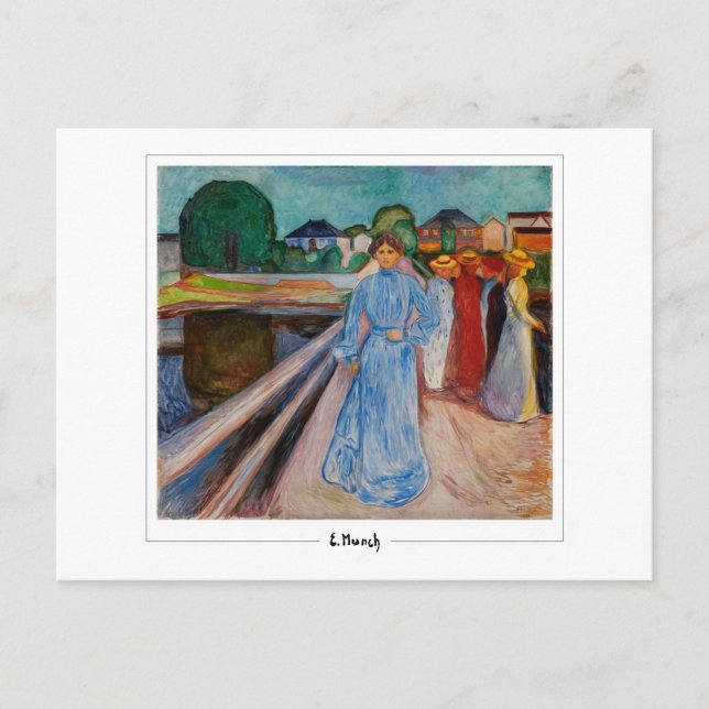 Carte Postale Edvard Munch #14-3 - Beaux-arts (Devant)