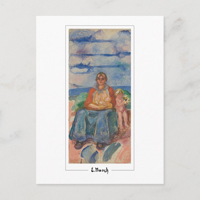 Carte Postale Edvard Munch #744-3 - Beaux-arts (Devant)
