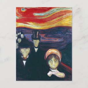 Carte Postale Edvard Munch Anxiété