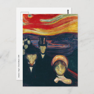 Carte Postale Edvard Munch - Anxiété