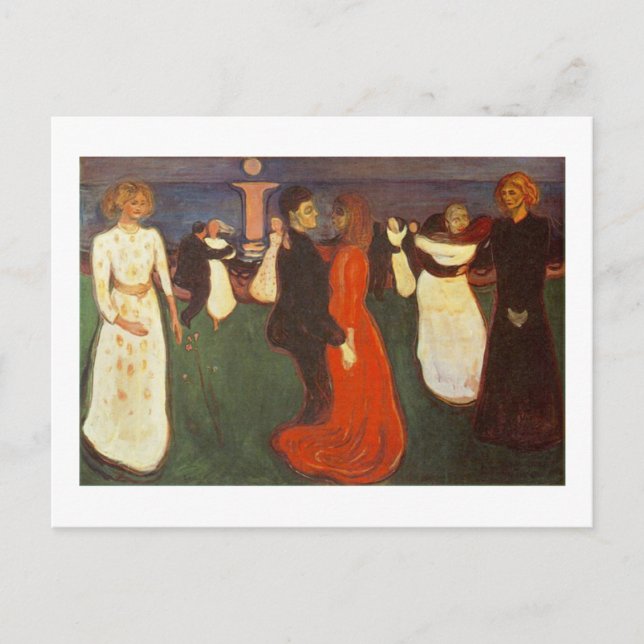Carte Postale Edvard Munch - la danse de la vie (Devant)