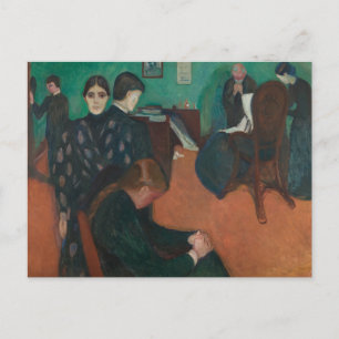 Carte Postale Edvard Munch - la mort dans l'infirmerie
