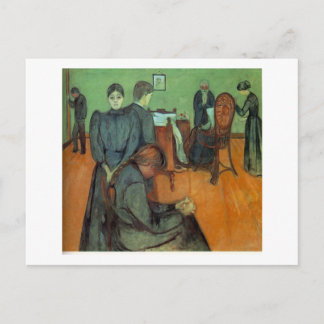 Carte Postale Edvard Munch - la mort dans l'infirmerie 1895
