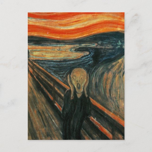 Carte Postale Edvard Munch - Le cri (Devant)