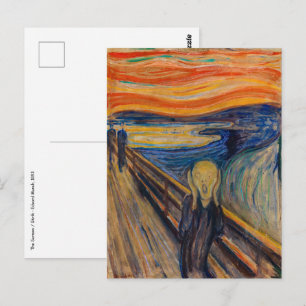 Carte Postale Edvard Munch - Le Cri 1893