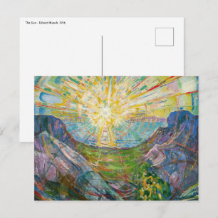 Carte Postale Edvard Munch - Le Soleil 1916