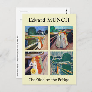 Carte Postale Edvard Munch - Les filles sur le pont Sélection
