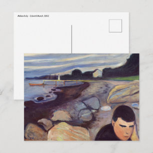 Carte Postale Edvard Munch - Melancholy
