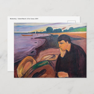 Carte Postale Edvard Munch - Melancholy 1894