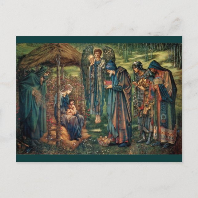 Carte Postale Edward Burne-Jones : Étoile de Bethléem (Devant)