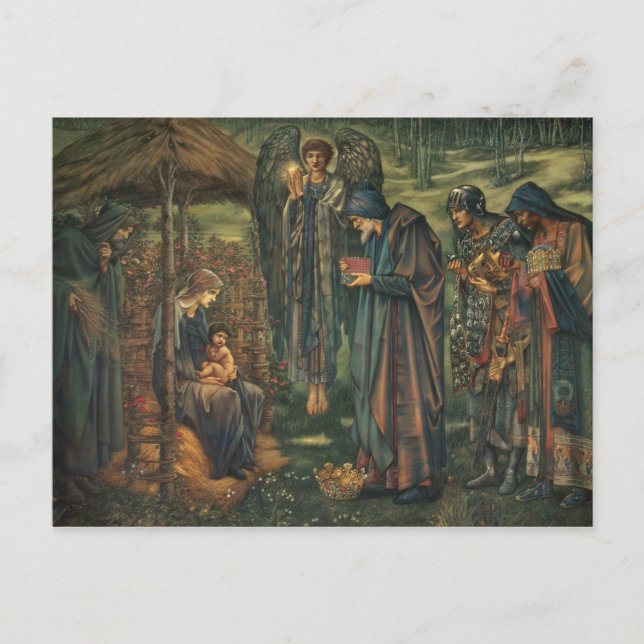 Carte Postale Edward Burne-Jones - L'étoile de Bethléem (Devant)