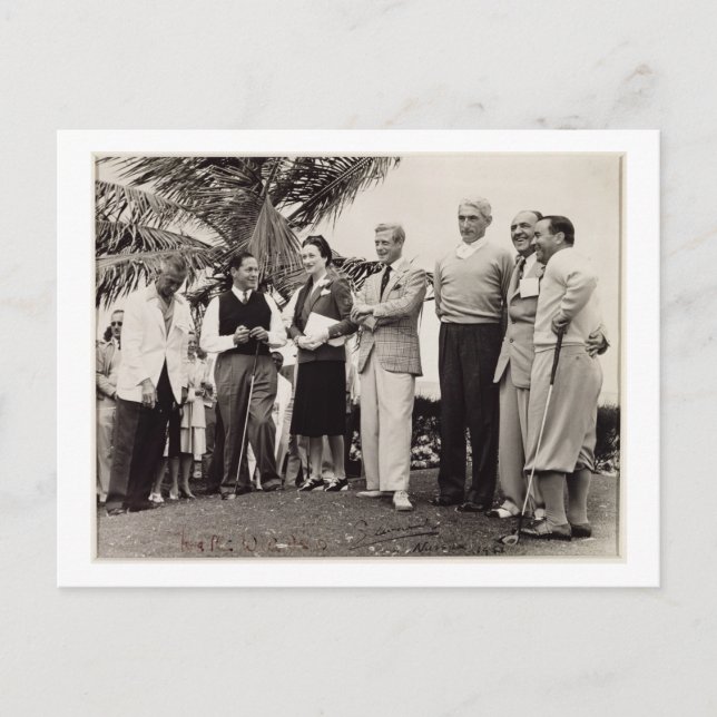 Carte Postale Edward, Duke of Windsor (1894-1972) et Wallis (Devant)