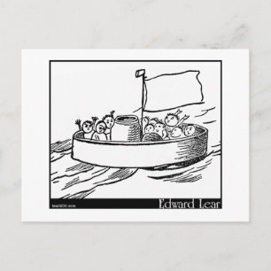 Carte Postale Edward Lear et The Jumblies