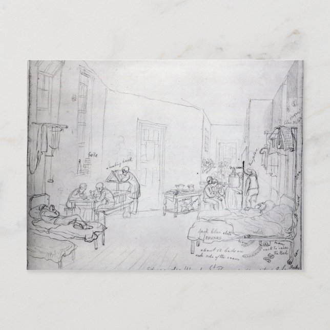 Carte Postale Edward's Ward, St. Thomas's Hospital, Londres (Devant)