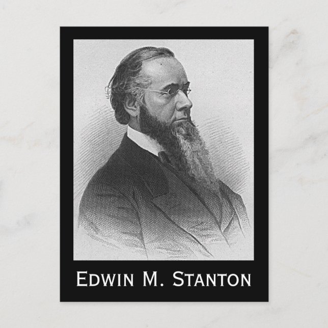 Carte Postale Edwin M. Stanton (Devant)