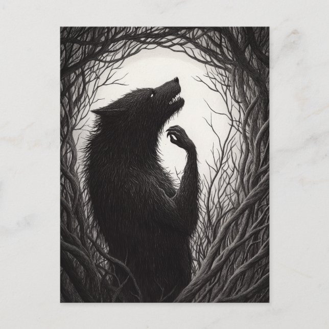 Carte Postale Eerie Werewolf (Devant)