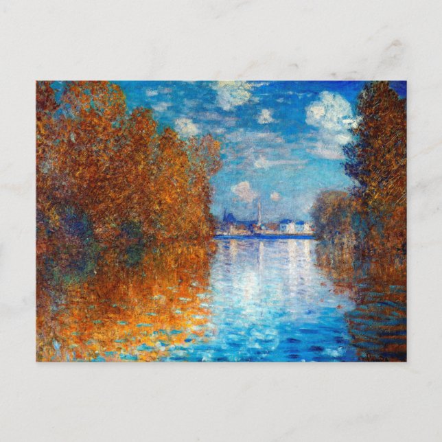 Carte Postale Effet d'automne en Argenteuil par Monet Postcard (Devant)