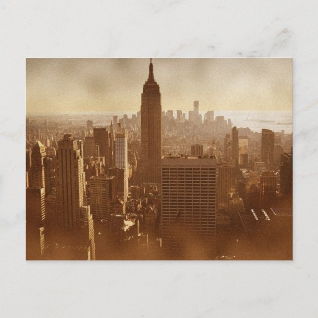 Carte Postale Effet photo endommagé New York (Devant)