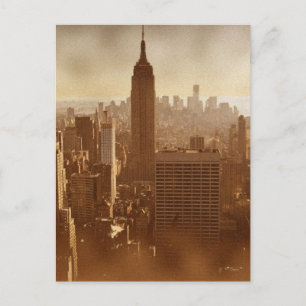 Carte Postale Effet photo endommagé New York
