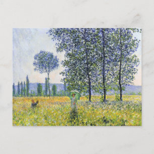 Carte Postale Effet soleil sous le Claude Monet des peupliers
