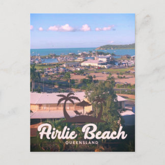 Carte Postale Effet Vintage de la plage Airlie