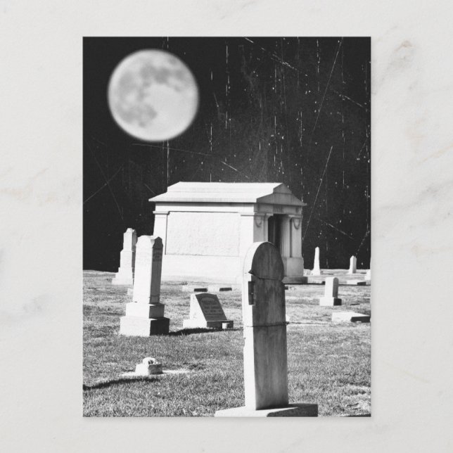 Carte postale éffrayant Graveyard (Devant)