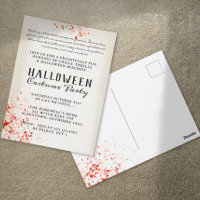 Effrayant sang adulte Splatter Halloween Party