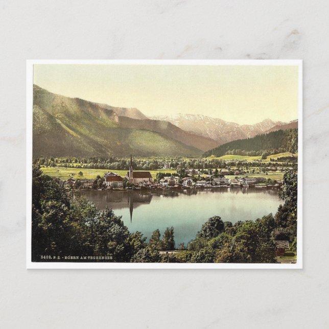 Carte Postale Egern, Tegernsee, Haute Bavière, Allemagne classiq (Devant)