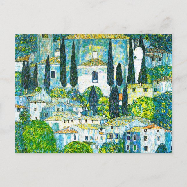 Carte Postale Église à Cassone Gustav Klimt (Devant)