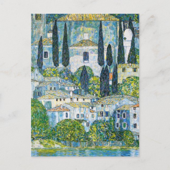 Carte Postale Église à Cassone par Gustav Klimt (Devant)