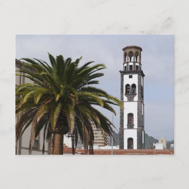 Carte Postale Église à Père Noël Cruz de Tenerife, Îles Canaries (Devant)