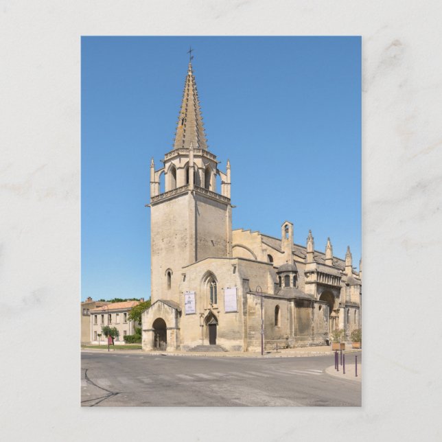 Carte Postale Église à Tarascon en France (Devant)