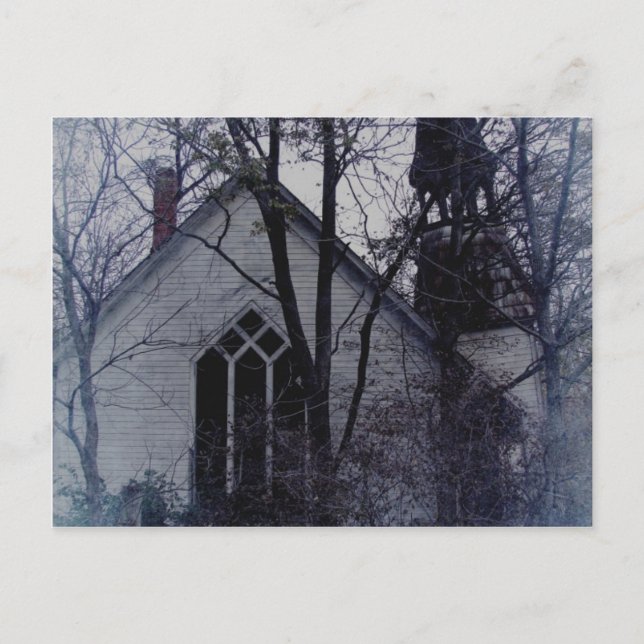 Carte Postale Église ancienne abandonnée (Devant)