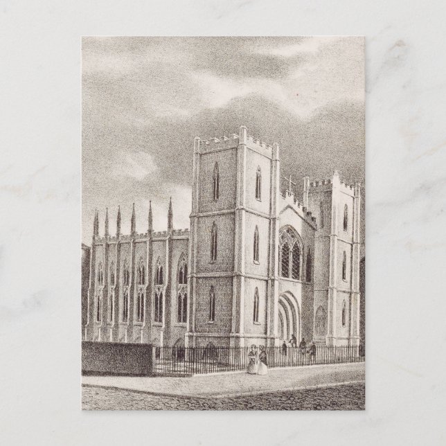 Carte Postale Église chrétienne médiévale (Devant)