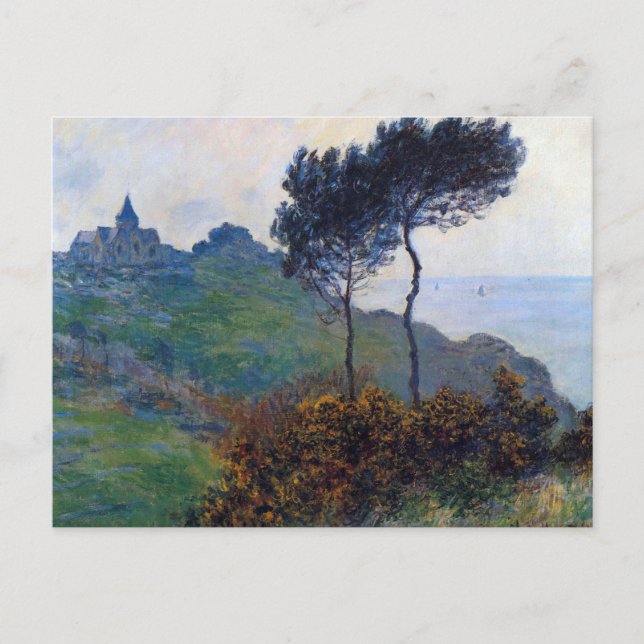 Carte Postale Eglise Claude Monet à Varengeville (Devant)