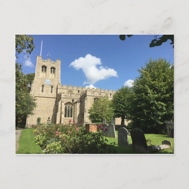 Carte Postale Eglise Coggeshall, Essex (Devant)
