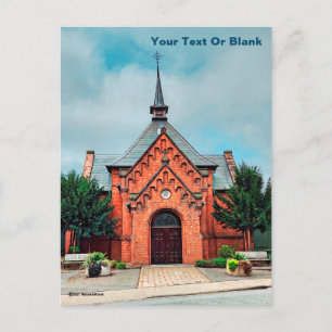 Carte Postale Église de briques rouges, Bielefeld
