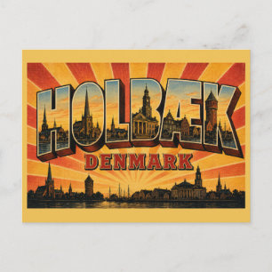 Carte Postale Église de Holbæk Danemark