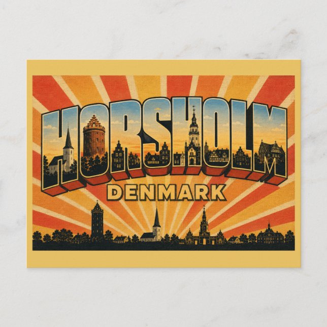 Carte Postale Église de Hørsholm Danemark (Devant)