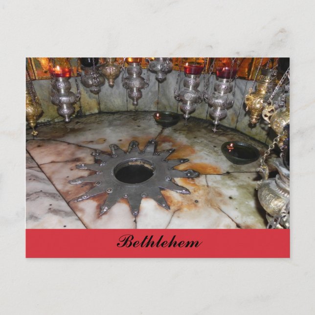 Carte Postale Église de la Nativité Bethléem (Devant)