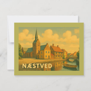 Carte Postale Église de Næstved Danemark